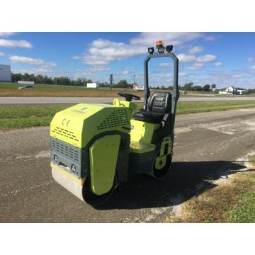 Máquina de pavimentação de estrada de tambor duplo de venda quente