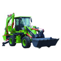 Mini 4x4wheel dirige compact retroescavador de backhoe