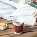 Disposable Ripple Paper Coffee Cup 8oz 12oz 16oz