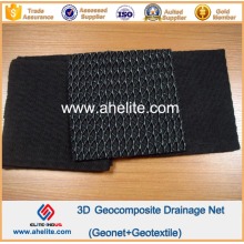 HDPE Geonet Composite Geotextile Flownet Medios de drenaje