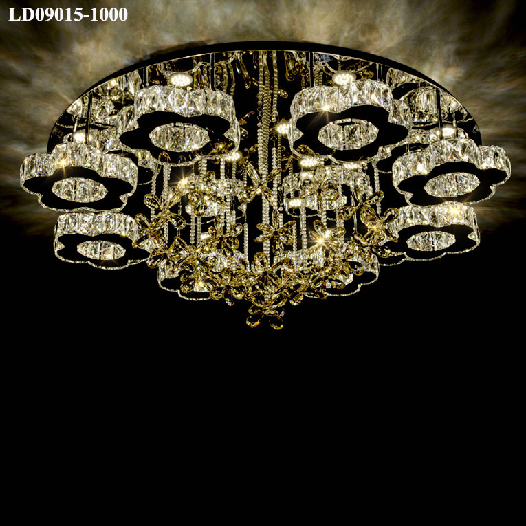 crystal dimmable chandelier led