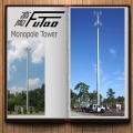 48M Antenna Monopole Tower With Platform