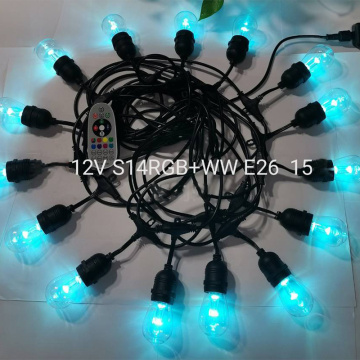 5V G40 RGBW 25 lights string