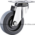 Stainless Steel Series - TPR Caster (Flat Rim)