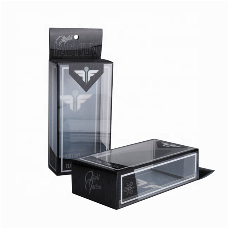 Transparent Window Folding Plastic Custom Box For Apparel