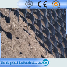 Горячий расплав Geocell для мягкого основания почвы и защиты от крутого склона Дорожная конструкция