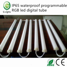 IP65 водонепроницаемая программируемая светодиодная цифровая трубка RGB