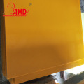 Dark Yellow Polyurethane Plastic Sheet