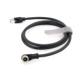 M12 x código 8pin a cable Ethernet RJ45