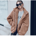 Women's Fashion Long Sleeve Shaggy Jacket