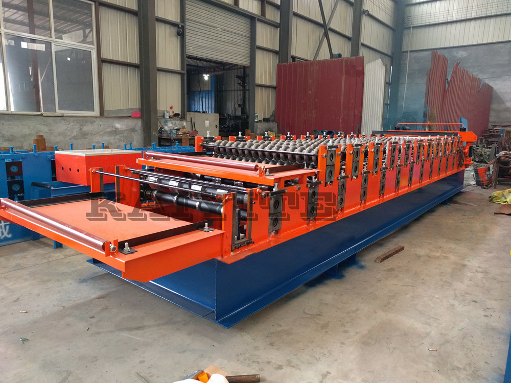 roofing double layer roll forming machine