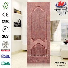 JHK-008-1 Popular Russia 8mm Deep Pressing Laminate Molded Veneer Bubinga MDF Door Sheet   Quality Assured