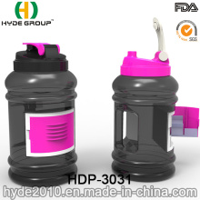 2017 лучшие качества 2,2 Л пластиковых PETG бутылка воды, BPA бесплатный портативный пластиковый 2,2 Л спорта тренажерный зал бутылку воды (HDP-3031)