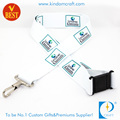 High Quality Heat Transfer Printed ID Card Holder Lanyard for Staff with Special accessory