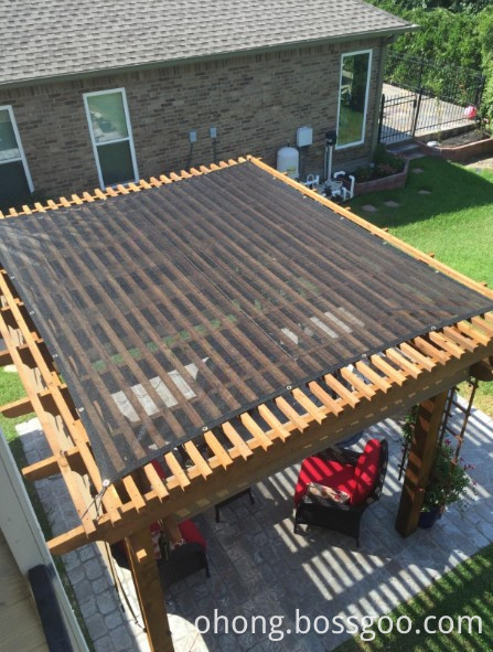 mesh tarp as patio cover