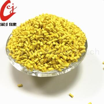 Yellow Cable Masterbatch Granules