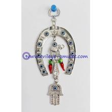 Evil Eye Wall Hanging,Horseshoe Wall Hanging With Turkish Nazar Evil Eye, lucky evil eye, nazar bead, greek evil eye