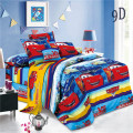 Cartoon gedruckt Polyester Voile Kinder Schlafzimmer Bettwäsche