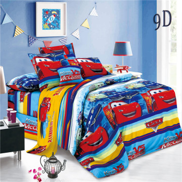 Cartoon Printed Polyester Voile Children Bedroom Sheets