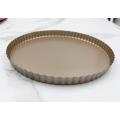 Champagne gold 11" Round Baking Pie Dish Pan