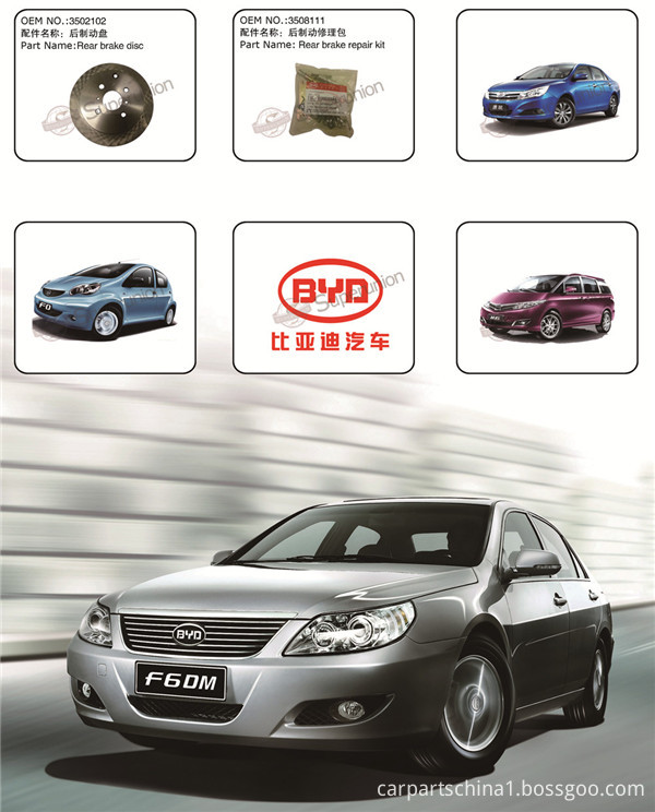 BYD Cars Parts