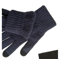 Touch scree knitted gloves full finger for winter