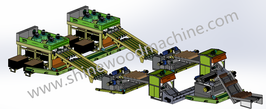 Veneer Peeling Line