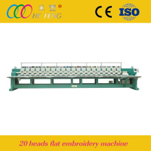 20 Head High Speed Flat Embroidery Machine