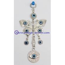 Butterfly evil eye wall hanging,Turkish nazar lucky evil eye