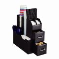 Plastic coffee condiment and other accessories caddy coffee organizer