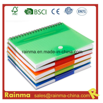 PVC Cover Notebook for School and Office Supply