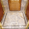 Golden Mirror Etching MRL safety Passenger Elevator