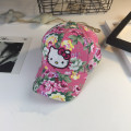 Nouveaux chapeaux de broderie 3D Hello Kitty Girl