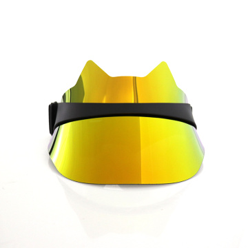 Light gold children outdoor visor hat