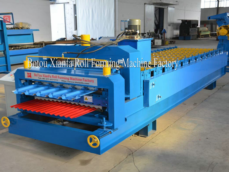 glazed double forming machine