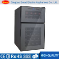 No Noise Glass Door Semi-Conductor Wine Cooler Without Compressor