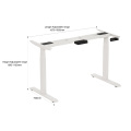 Dual Motors Electric Standing Desk 3 Segments Legs