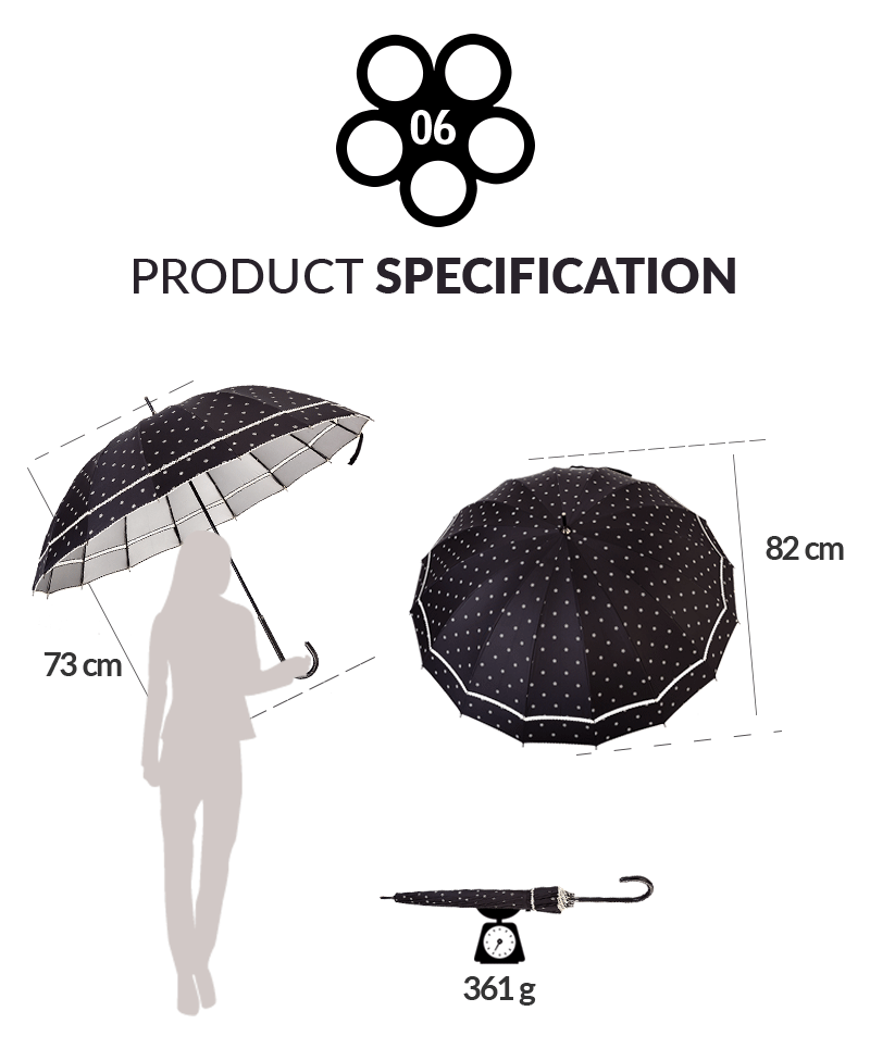 ladies stick umbrella