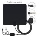 Flat UHF VHF High Gain Digital Amplifier TV Antenna