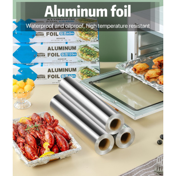 feuille d&#39;aluminium de cuisine pour enveloppement de nourriture