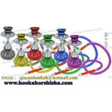 One Hose Colorful Small Pumpkin Glass Hookah