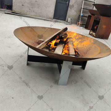 Corten Steel Patio Furniture Gas Fire Pits