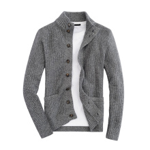 Woolen Leisure Jacket with Button