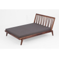 FAS Walnut Solid Wood Bed Bedroom Furniture