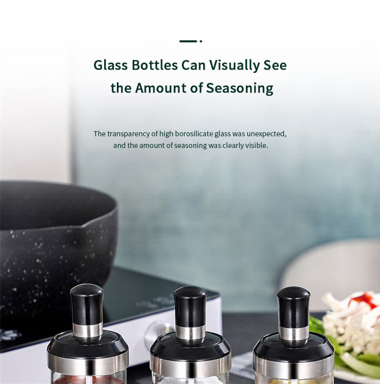 Clear Seasoning Salt Bottle