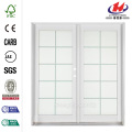 White Aluminum/Wood French Patio Door