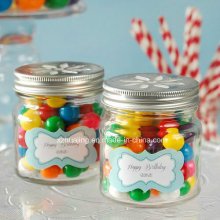 100ml 3oz Cylinder Fancy Candy Glass Mason Jar