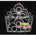 decorated classic flower crystal adult austrian tiara