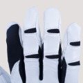 White and Black PU Soft Leather Golf Gloves