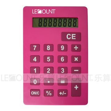 Diversas calculadoras de tamanho A4 de cores atraentes com suporte (LC687B-A4)